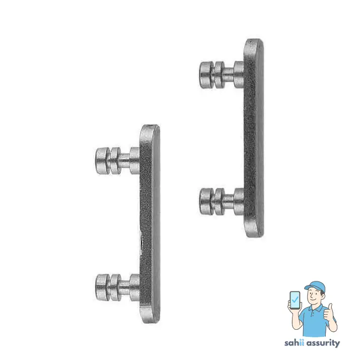 Volume Side Button Outer for Apple iPhone XS Max White thumbnail